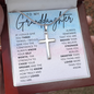 Granddaughter Cross Necklace v4