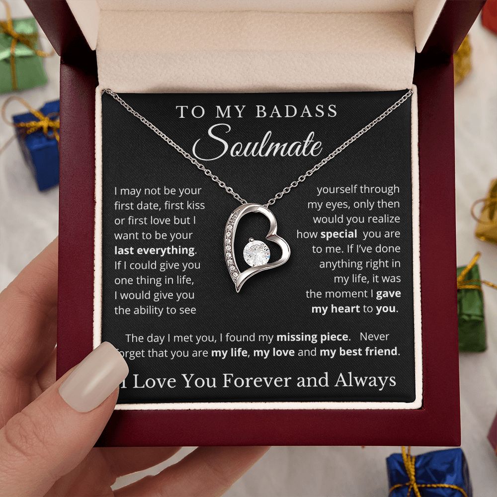To My Badass Soulmate | Forever Love Necklace