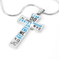 To My Son Cross Necklace