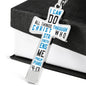 To My Son Cross Necklace
