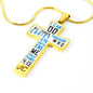 To My Son Cross Necklace