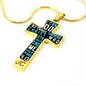 Personalized To My Son Cross Necklace