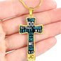 Personalized To My Son Cross Necklace