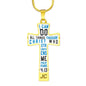 To My Son Cross Necklace