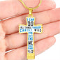 To My Son Cross Necklace