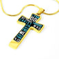 Personalized To My Son Cross Necklace