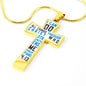 To My Son Cross Necklace