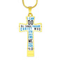 To My Son Cross Necklace