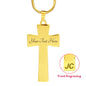 Personalized To My Son Cross Necklace