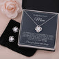 To My Beautiful Mom | When God Gave Me Mother | Love Knot Necklace