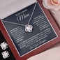 To My Lovin Mom | Everything I Am | Love Knot and Earring Gift Set