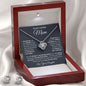 To My Lovin Mom | Everything I Am | Love Knot and Earring Gift Set
