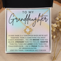 To My Granddaughter | Always Remember Necklace