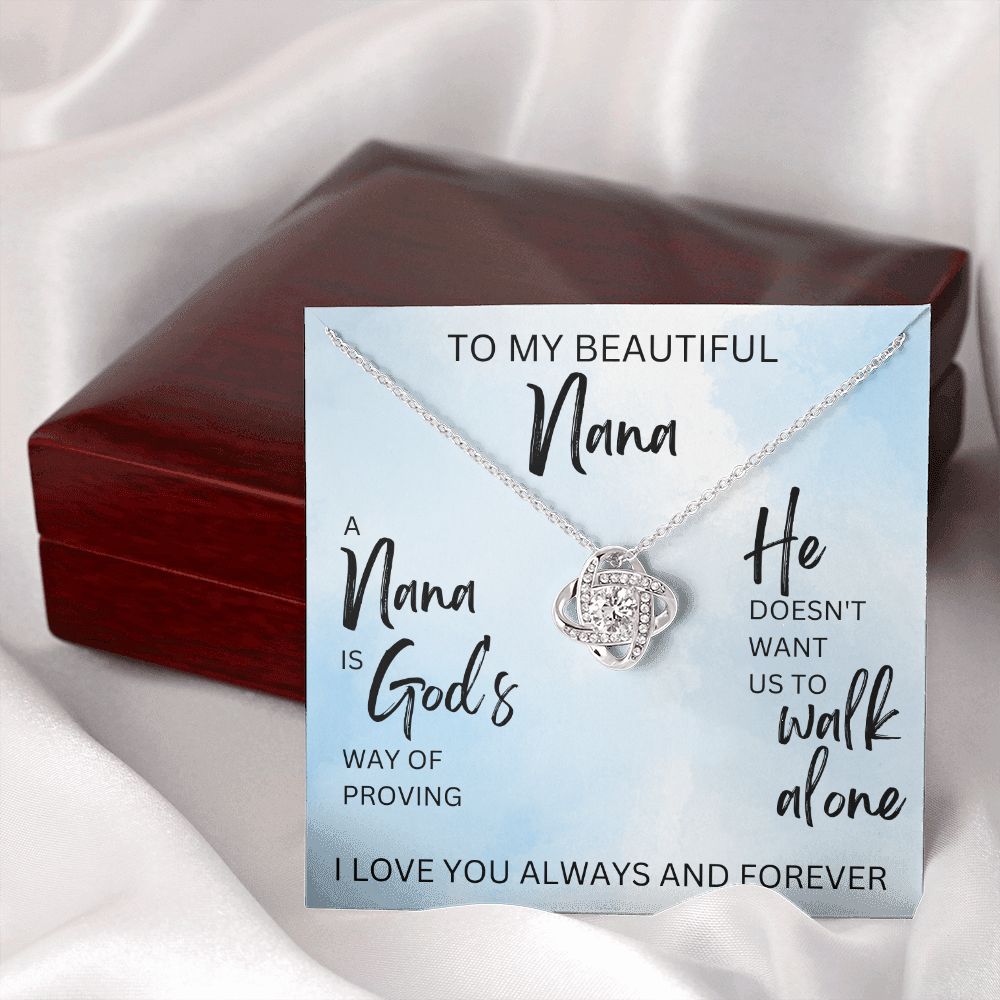 A Nna is God's Way | Love Knot Necklace