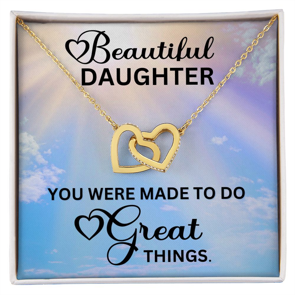 Gift for Daughter from Mom and Dad, Graduation Gift for Daughter To Our Daughter Necklace Love To Daughter Birthday College Graduation Gift