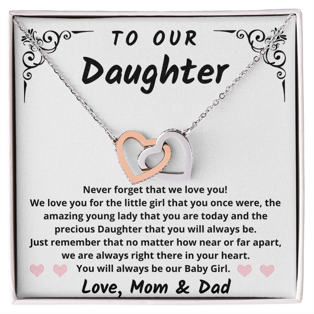Gift for Daughter from Mom and Dad - Baby Girl