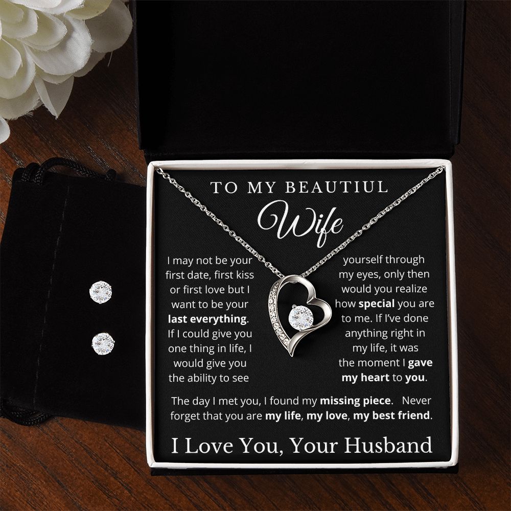 To My Beautiful Wife | My Heart to You | Forever Love Necklace