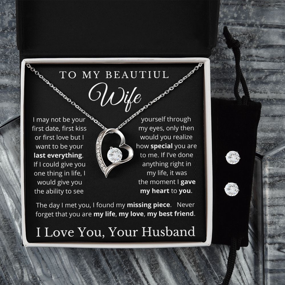 To My Beautiful Wife | My Heart to You | Forever Love Necklace