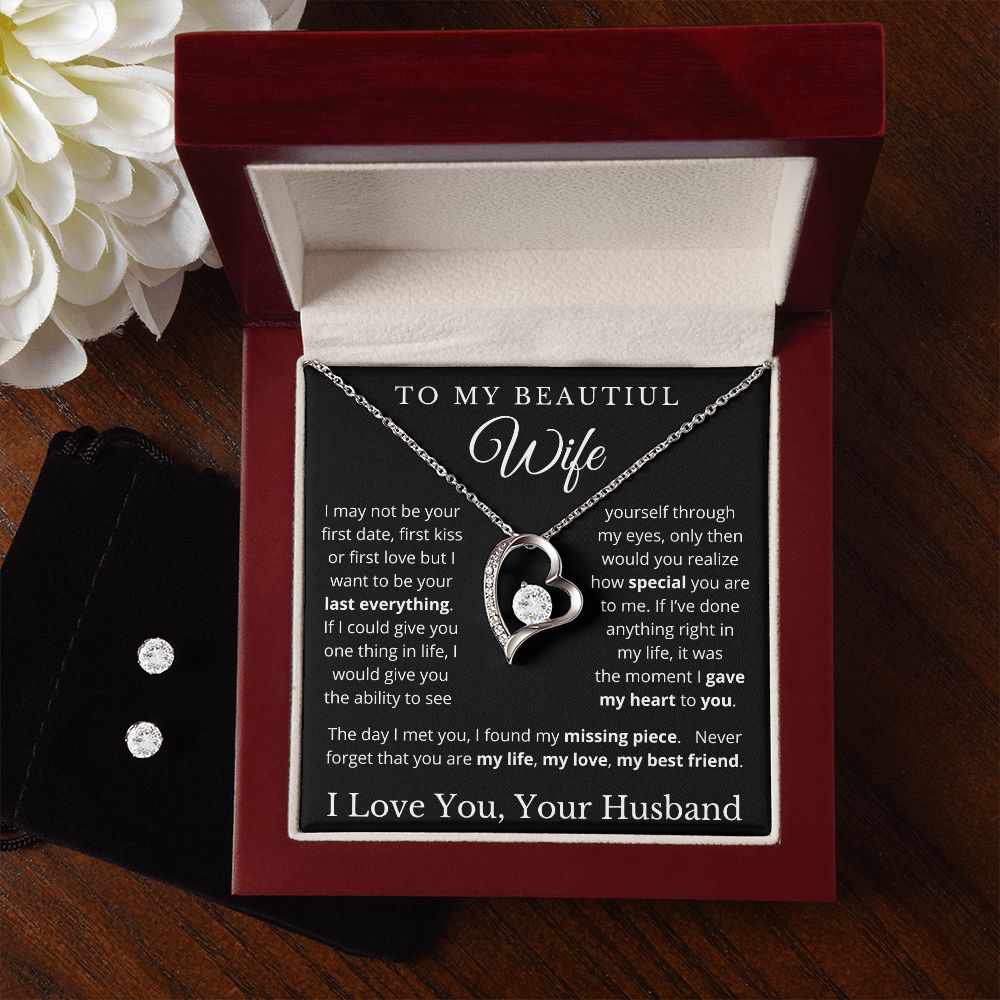 To My Beautiful Wife | My Heart to You | Forever Love Necklace