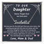 To Our Daughter from Mom and Dad | Name Necklace