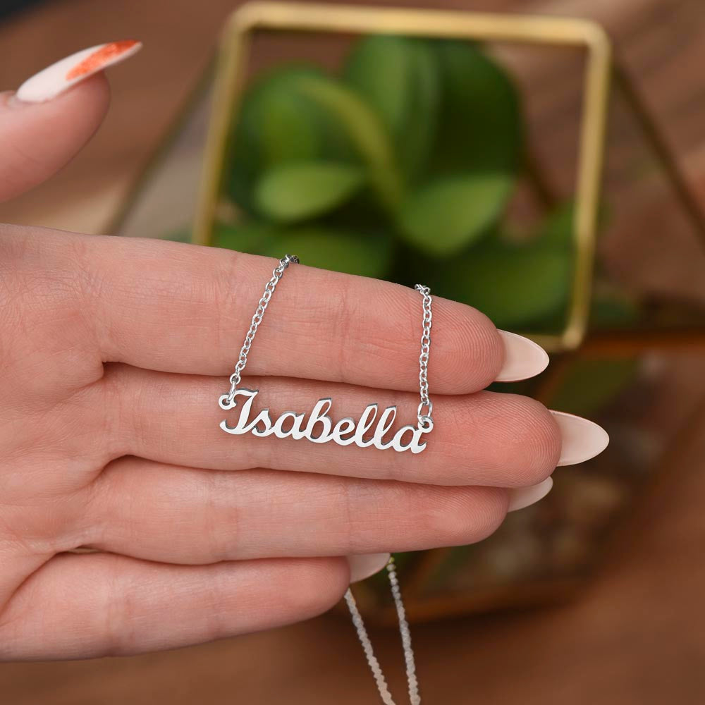 To My Daughter from Dad | Name Necklace | Baby Girl