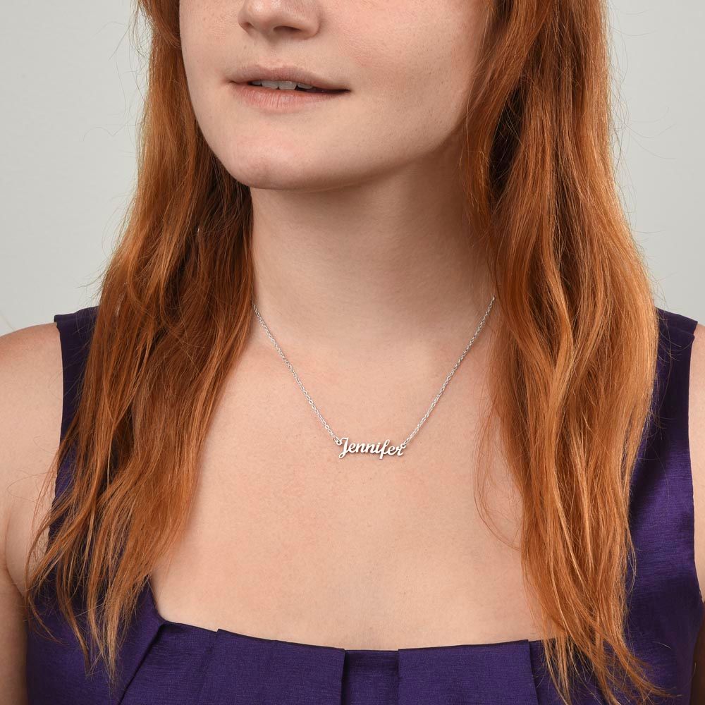 Personalized Jewelry, Personalized Signature Necklace, Custom Name Necklace, Signature Name Necklace, Dainty Name Jewelry, Gift For Her, Mother Day Gift, Christmas