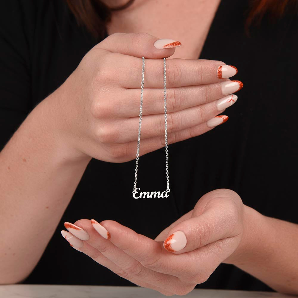 To My Daughter from Dad | Name Necklace | Baby Girl