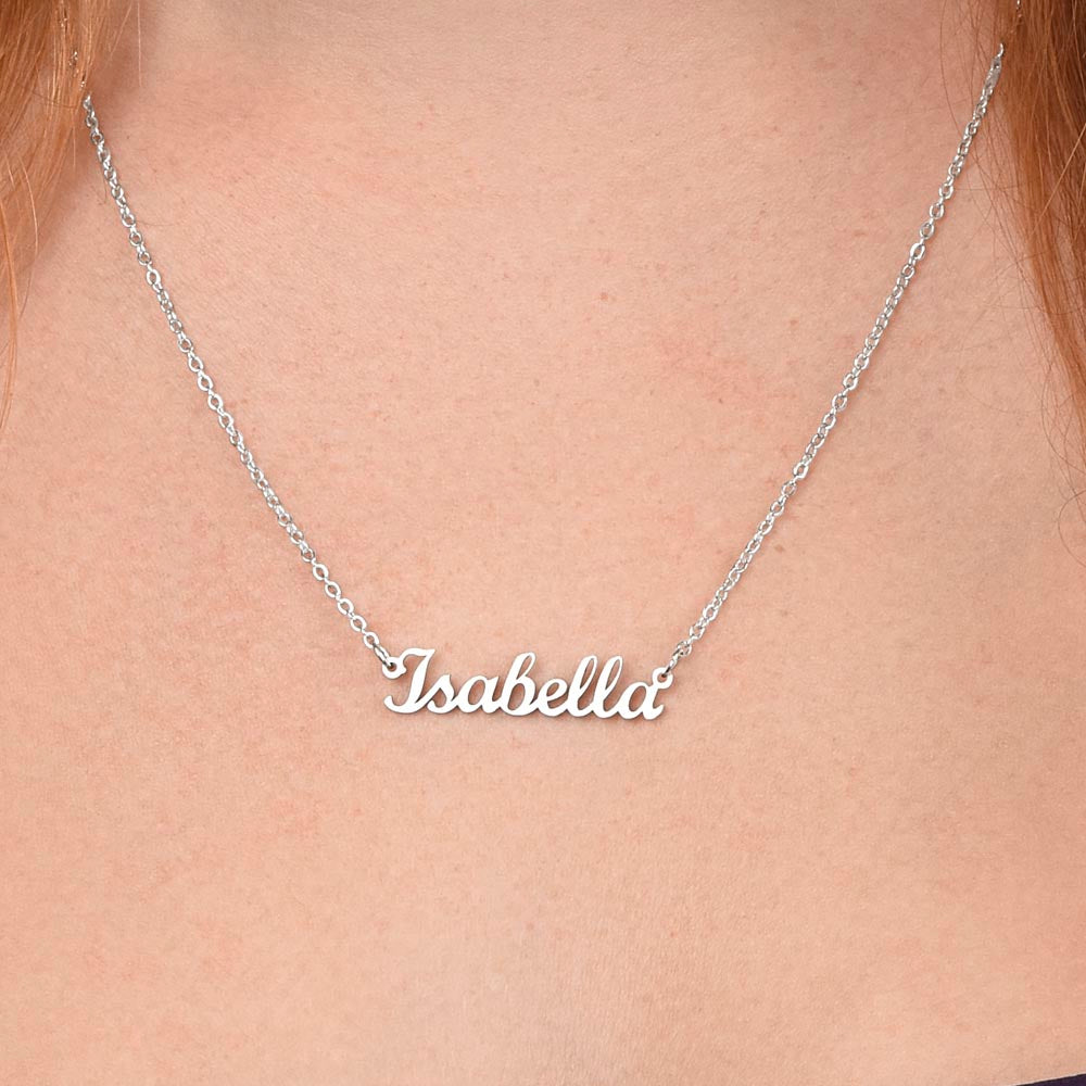 Personalized Jewelry, Personalized Signature Necklace, Custom Name Necklace, Signature Name Necklace, Dainty Name Jewelry, Gift For Her, Mother Day Gift, Christmas