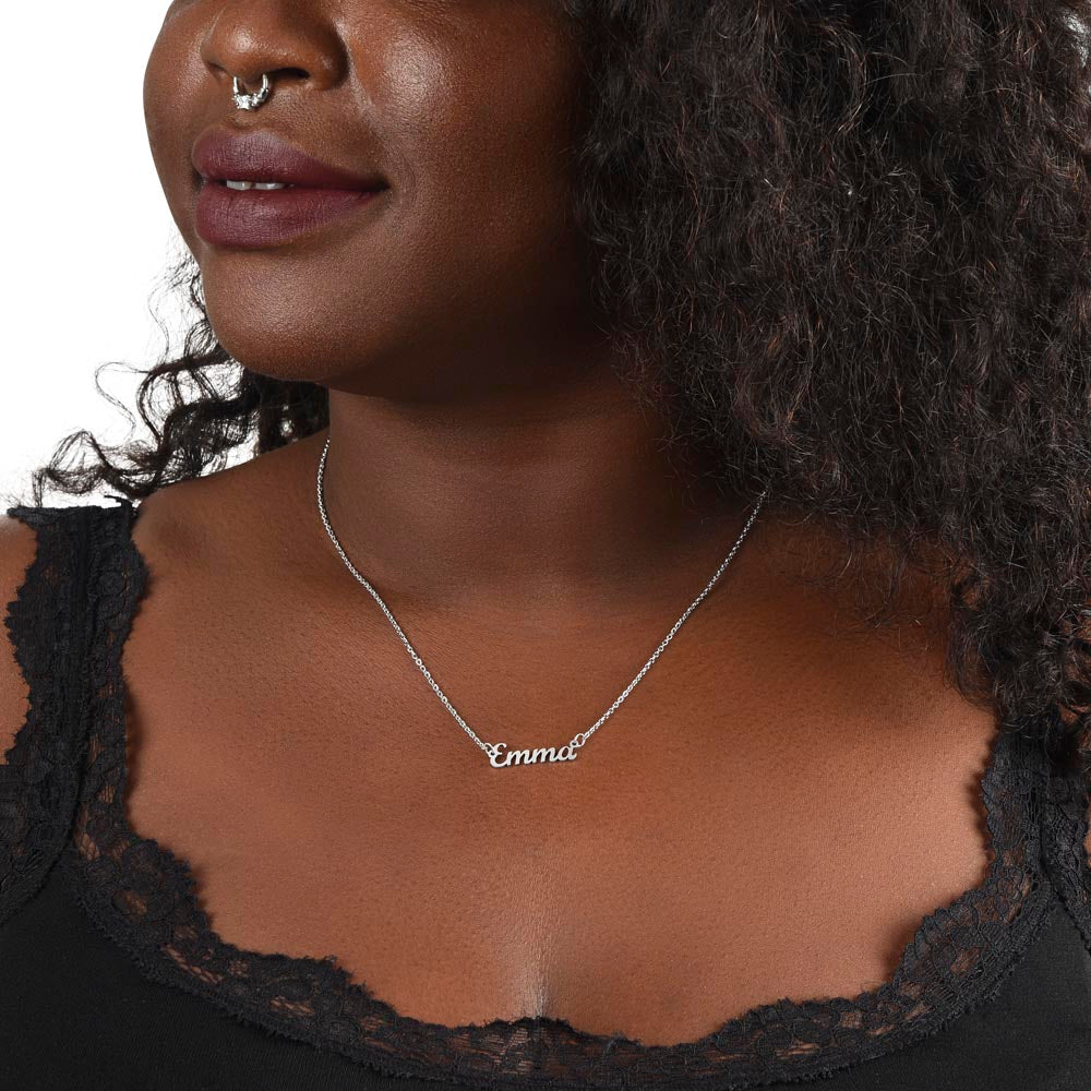 To My Daughter from Dad | Name Necklace | Baby Girl