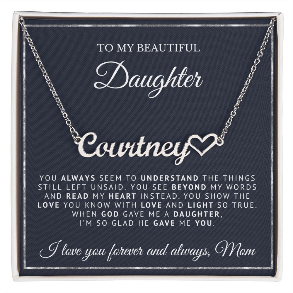 To My Beautiful Daughter