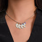 To Our Groovy Mom | Personalized Baby Feet Necklace with Birthstone