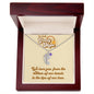 To Our Groovy Mom | Personalized Baby Feet Necklace with Birthstone