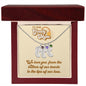 To Our Groovy Mom | Personalized Baby Feet Necklace with Birthstone