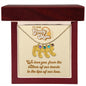 To Our Groovy Mom | Personalized Baby Feet Necklace with Birthstone