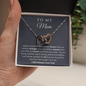 To My Mom - Interlocking Hearts