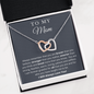 To My Mom - Interlocking Hearts