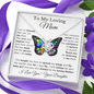 To My Loving Mom - Butterfly Daughter
