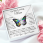 To My Loving Mom - Love Knot - White BG