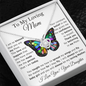 To My Loving Mom - Love Knot - White BG
