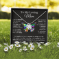 To My Loving Mom from Daughter - Butterfly