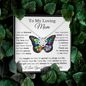 To My Loving Mom - Love Knot - White BG