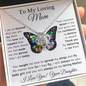 To My Loving Mom - Butterfly Daughter