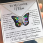 To My Loving Mom - Love Knot - White BG