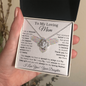 To My Loving Mom - Love Knot - Eagle Daughter