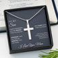 To My Son Cross Necklace