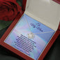 To My Mom Necklace with Poem