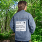 God  Loves You Denim Jacket