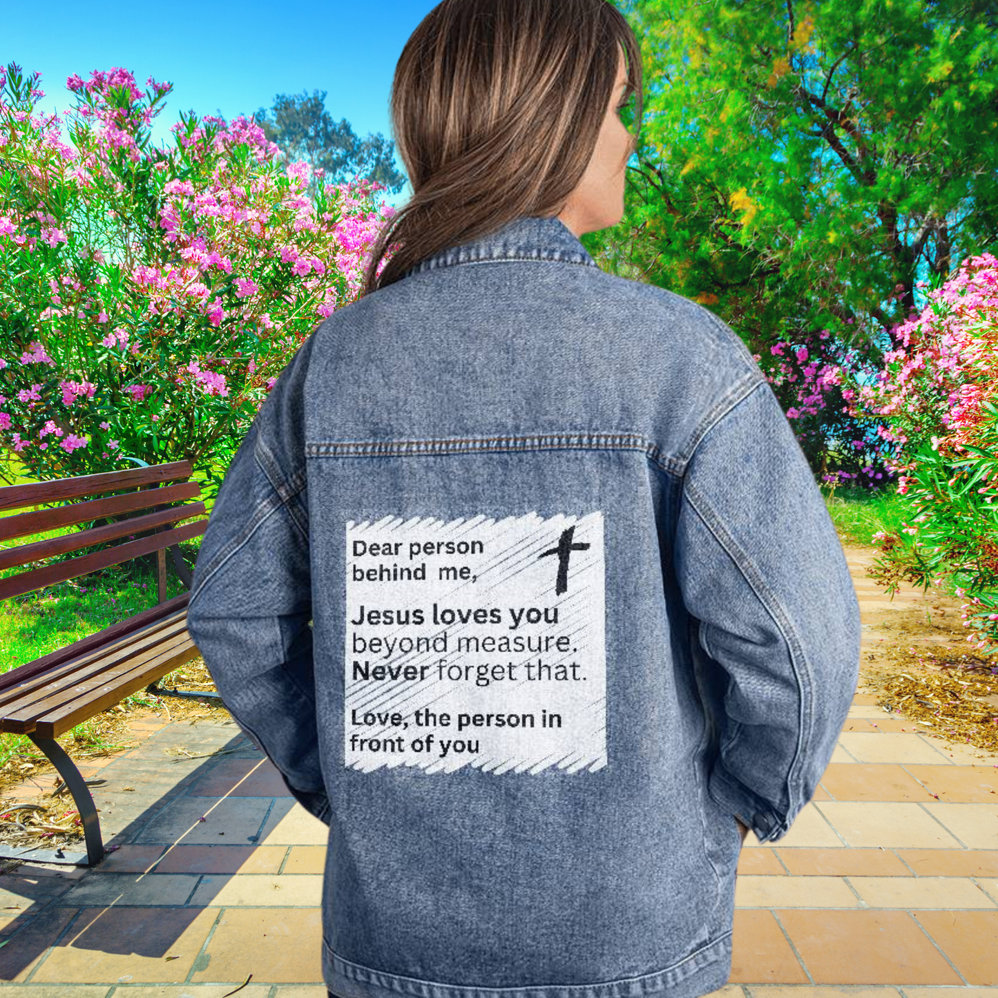 Jesus Loves You Denim Jacket