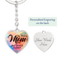 To My Mom Graphic Keychain