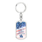 Proud Veteran Keychain - Personalized